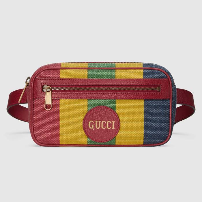 유럽직배송 구찌 GUCCI Gucci Baiadera stripe canvas belt bag  6258952CSAT8946