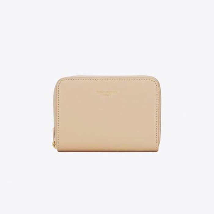 유럽직배송 입생로랑 SAINT LAURENT Compact zip wallet in matte leather  5627961JB0J9141
