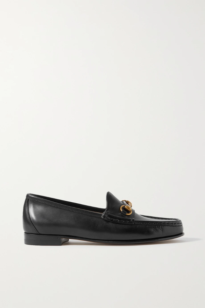 유럽직배송 구찌 로퍼 GUCCI Horsebit-detailed leather loafers 1647597276235230