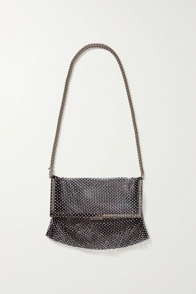 유럽직배송 생로랑 숄더백 SAINT LAURENT Fanny crystal-embellished mesh shoulder bag 43769801095512687