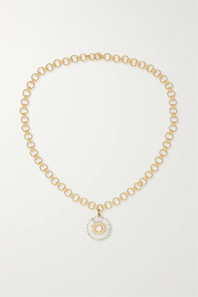유럽직배송 STORROW Emily 14-karat gold multi-stone necklace 27086482323909352