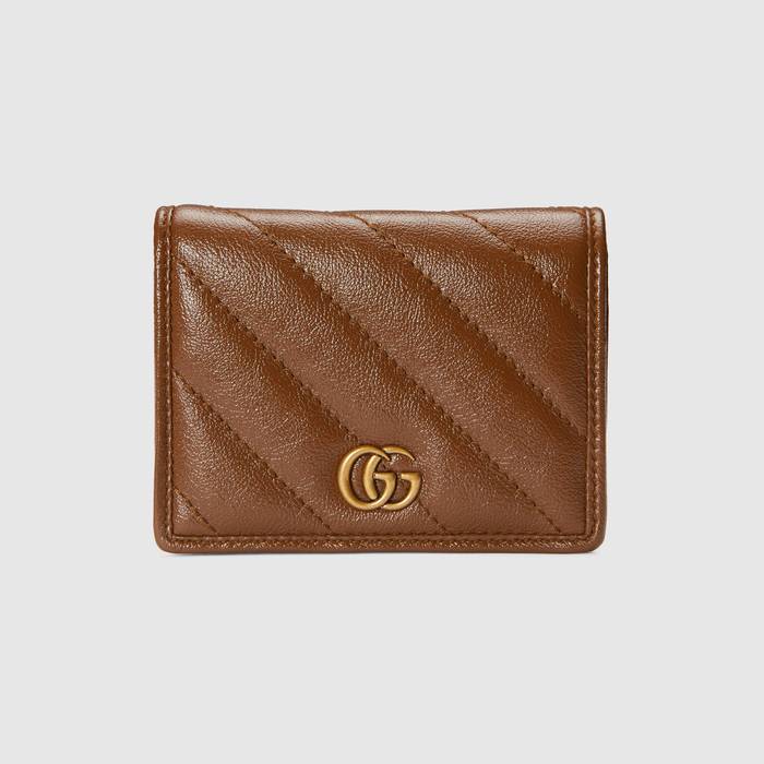 유럽직배송 구찌 GUCCI Gucci GG Marmont card case wallet 4664920OLFT2535