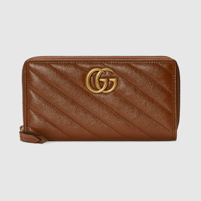 유럽직배송 구찌 GUCCI Gucci GG Marmont matelassé zip around wallet 4431230OLFT2535
