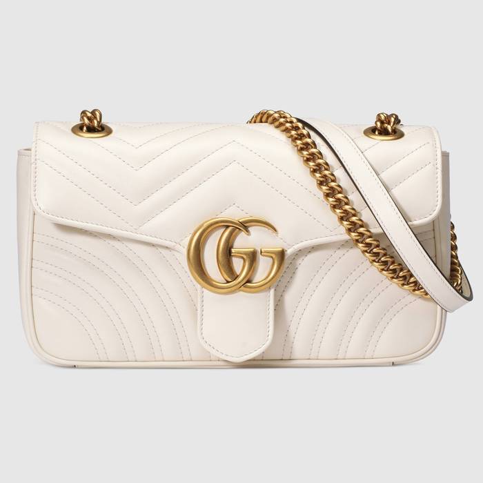 유럽직배송 구찌 GUCCI Gucci GG Marmont small matelassé shoulder bag 443497DTDIT9022