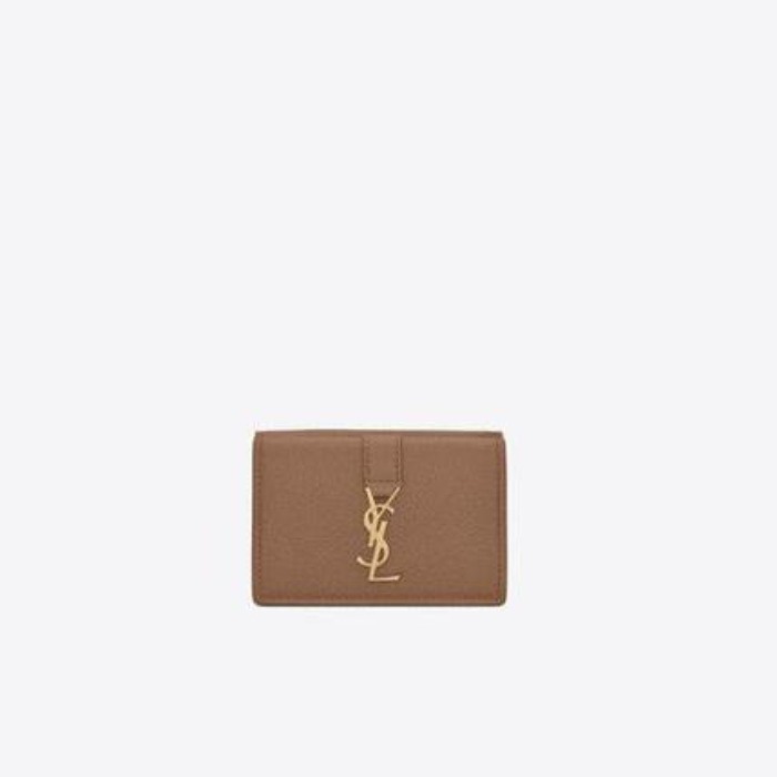 유럽직배송 입생로랑 SAINT LAURENT ysl line origami tiny wallet in grained leather 620287B680J2346