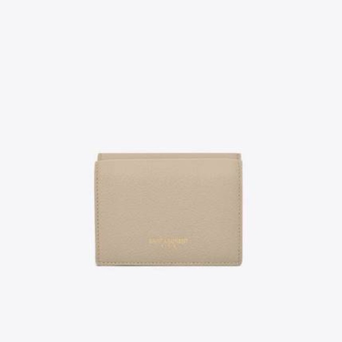 유럽직배송 입생로랑 SAINT LAURENT tiny wallet in grained leather 459784B680J9607