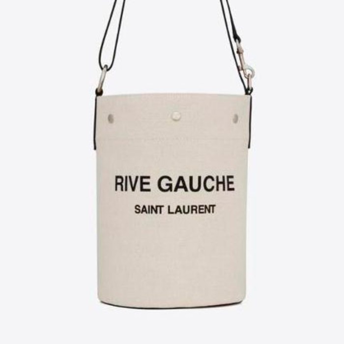 유럽직배송 입생로랑 SAINT LAURENT rive gauche shopping bag in linen 669299FAAAZ9024