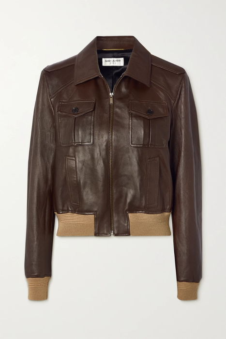 유럽직배송 생로랑 SAINT LAURENT Leather jacket 11452292647120536