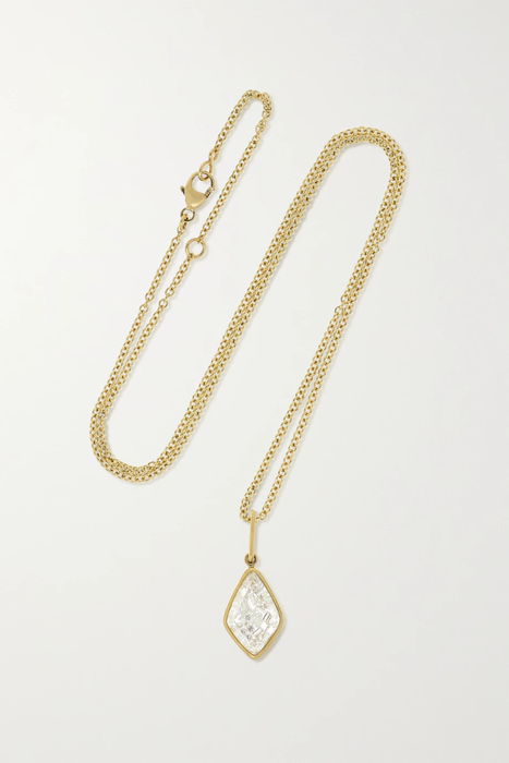 유럽직배송 모리츠글릭 목걸이 MORITZ GLIK 18-karat rose gold, sapphire crystal and diamond necklace 560971904463514