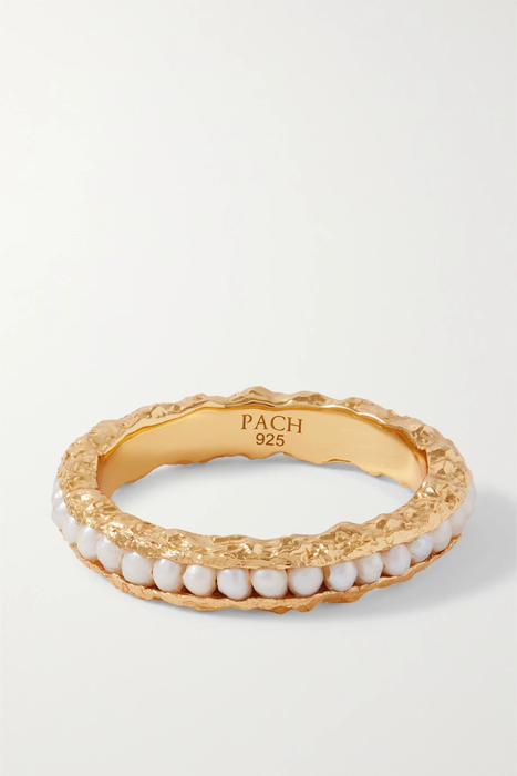 유럽직배송 PACHAREE Gold-plated pearl ring 11452292646464768