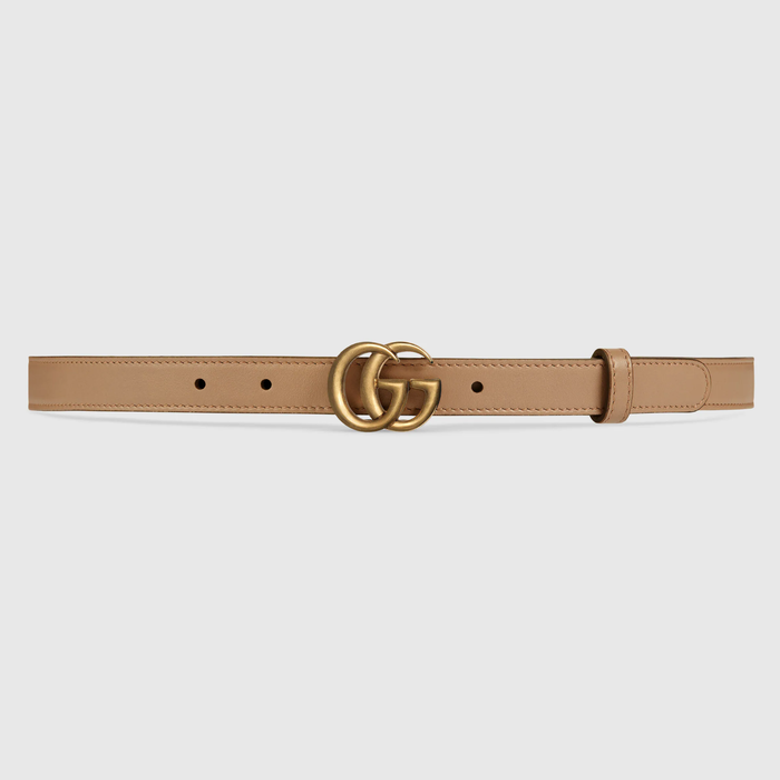유럽직배송 구찌 GUCCI Gucci Thin belt with Double G buckle 409417AP00T2845