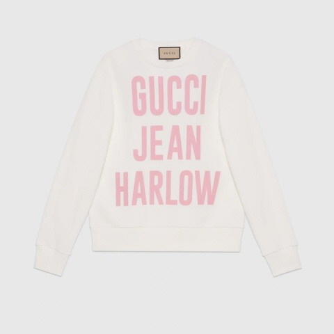 유럽직배송 구찌 스웻셔츠 GUCCI &#039;Gucci Jean Harlow&#039; cotton sweatshirt 688219XJEGA9095