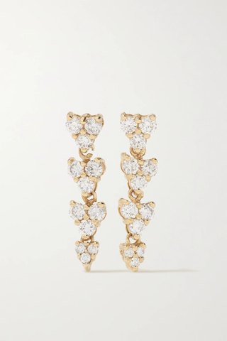 유럽직배송 잭키에이슈 귀걸이 JACQUIE AICHE Liz 14-karat gold diamond earrings 17411127377123291