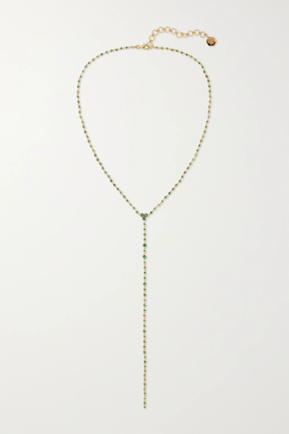 유럽직배송 SHAY 18-karat gold emerald necklace 25185454457191285