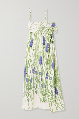 유럽직배송 베르나데트 BERNADETTE Martin bow-detailed floral-print taffeta gown 38063312420741790