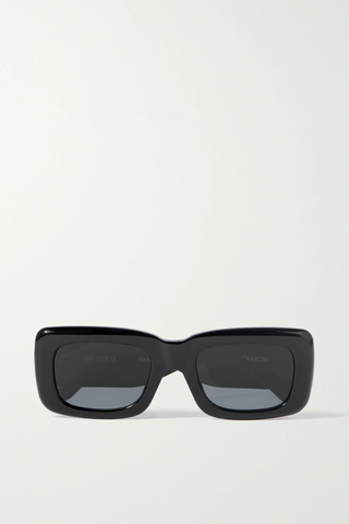 유럽직배송 아티코 선글라스 THE ATTICO + Linda Farrow Mini Marfa rectangular-frame tortoiseshell acetate sunglasses 43769801096245941