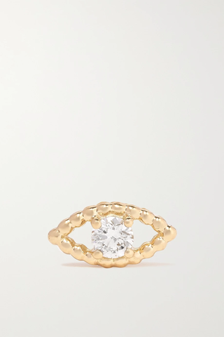 유럽직배송 키마이 싱글 귀걸이 KIMAÏ Clarity 18-karat recycled gold diamond single earring 43769801095846641