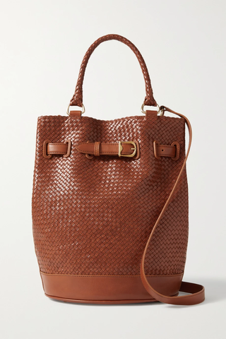 유럽직배송 지우리바 헤리티지 버킷백 GIULIVA HERITAGE Secchiello woven leather bucket bag 32027475400194762