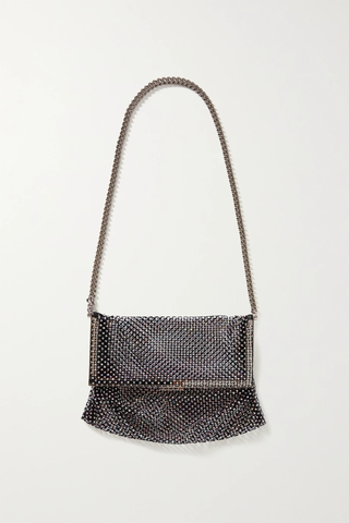 유럽직배송 생로랑 숄더백 SAINT LAURENT Fanny crystal-embellished mesh shoulder bag 43769801095512687