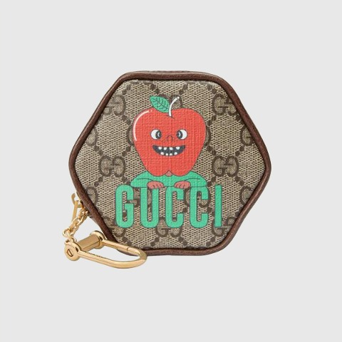 유럽직배송 구찌 GUCCI Keychain purse with Gucci apple 700737U2YAG8679