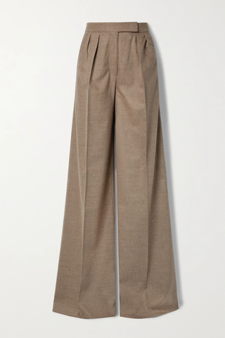 유럽직배송 막스마라 팬츠 MAX MARA Fiore pleated wool-blend wide-leg pants 43769801095577066
