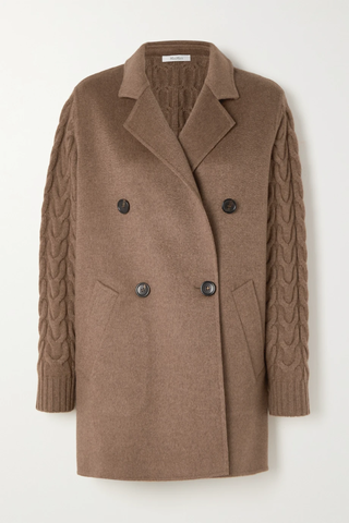 유럽직배송 막스마라 코트 MAX MARA Satrapo double-breasted wool and cashmere-blend coat 38063312420424873