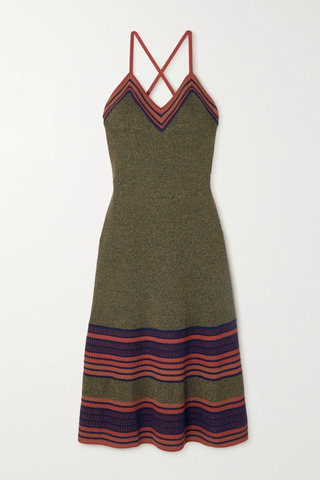 유럽직배송 웨일스보너 원피스 WALES BONNER Fusion striped wool-blend dress 43769801095443382