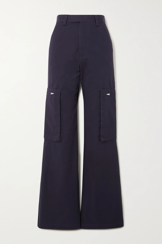 유럽직배송 아미리 팬츠 AMIRI Cotton-blend twill wide-leg cargo pants 38063312419505794
